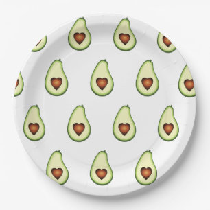 Paper Party Plates - Avocado