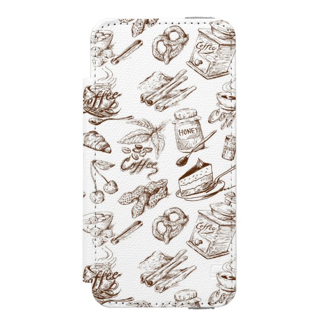 Paper pattern incipio iPhone wallet case (Folio Front)
