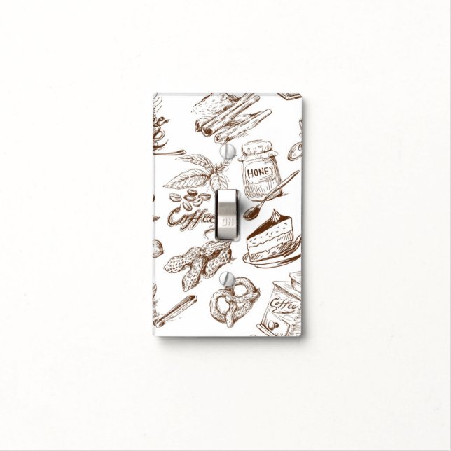 Paper pattern light switch cover (In Situ)