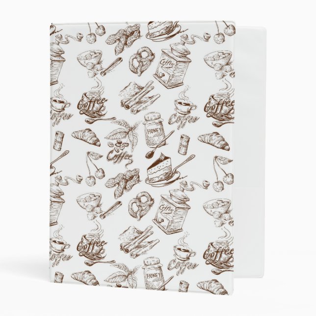 Paper pattern mini binder (Front/Inside)