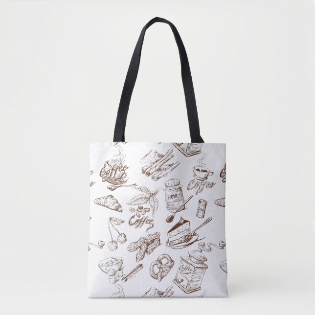 Paper pattern tote bag (Front)