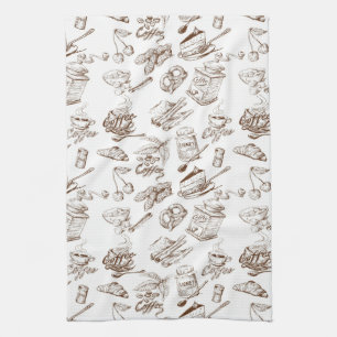 Paper pattern towel