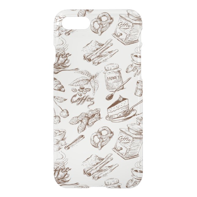 Paper pattern uncommon iPhone case (Back)