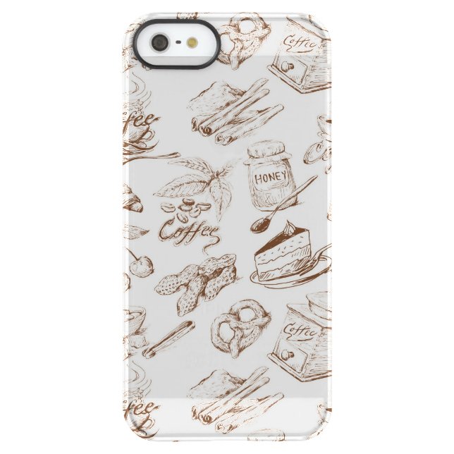 Paper pattern uncommon iPhone case (Back)