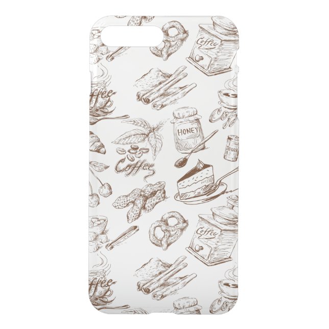 Paper pattern uncommon iPhone case (Back)