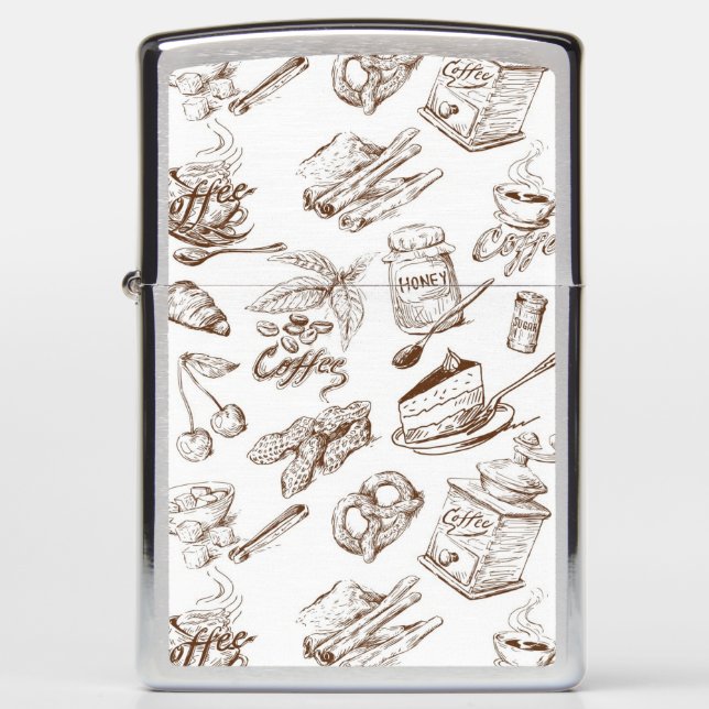 Paper pattern zippo lighter (Front)