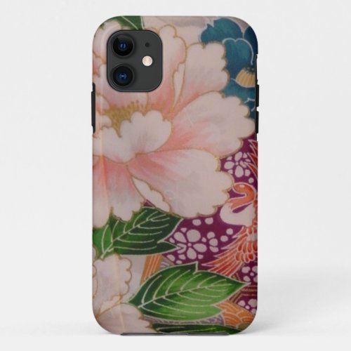 Paper Peonies from Japan iPhone 11 Case