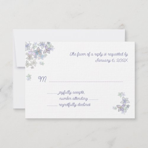 Paper Petals 3x5 Inch Artwork Reply Cards
