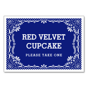 Paper Picado Colorful Mexican Wedding Buffet Table Number