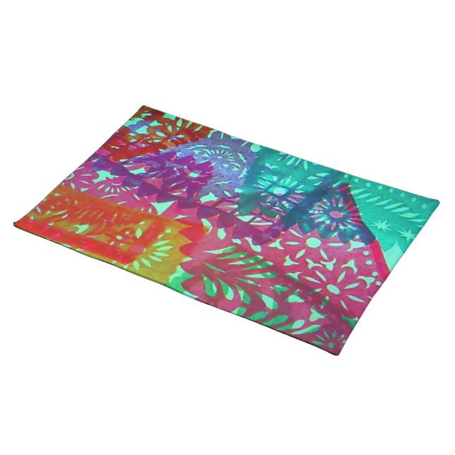 Paper Picado (Papel Picado) Placemat (On Table)
