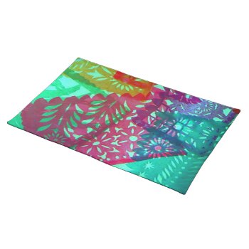 Paper Picado (papel Picado) Placemat by ForEverProud at Zazzle