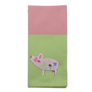 Paper Pig Cloth Napkin