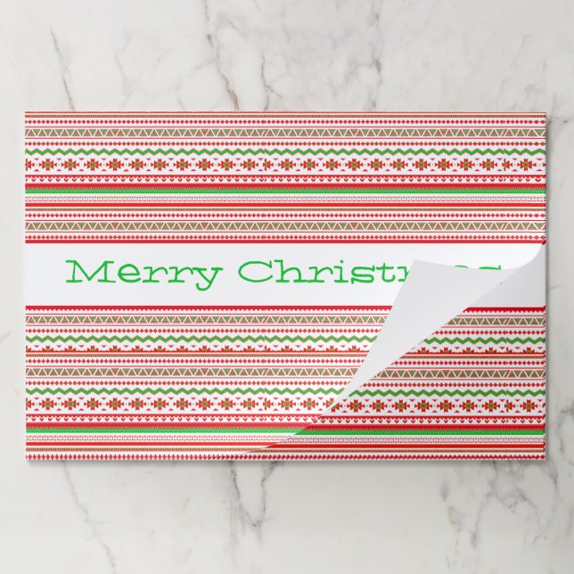 Paper placemats (Folded)