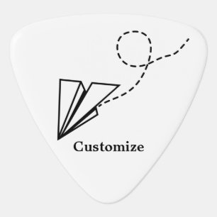 Paper Plane Flying Thunder_Cove Guitar Pick