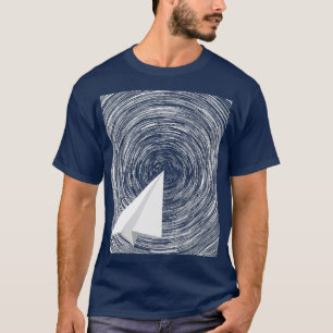 Paper Plane Folded Airplane Flying Warp Speed T-Shirt