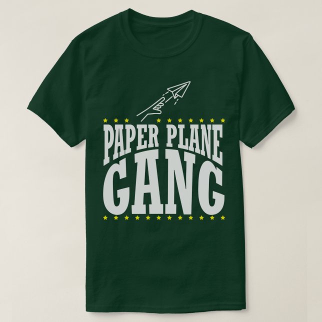 Paper Plane Office School Art 3 T-Shirt (Design Front)