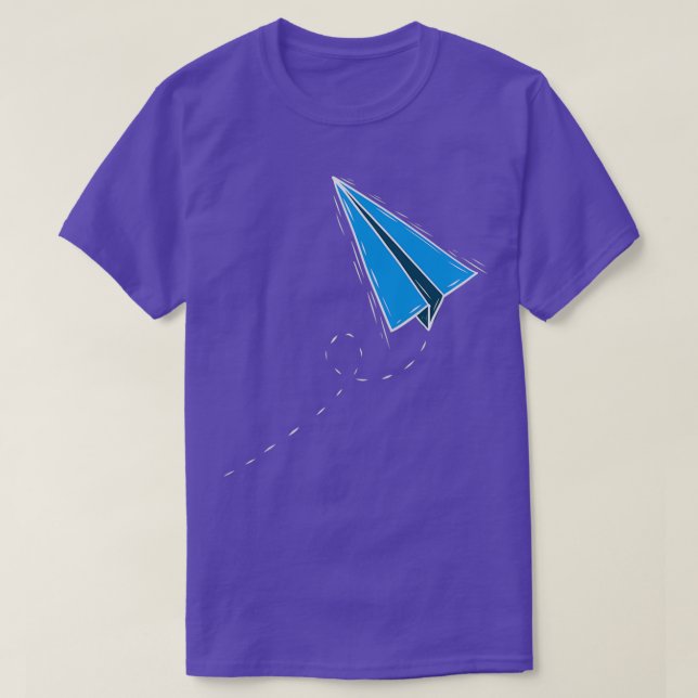 Paper Plane Paper Folding Master Simple Plane Orig T-Shirt (Design Front)