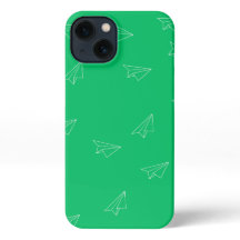 Paper Plane Pattern Phone Case