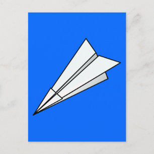 Paper Plane Postcard