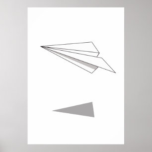 Paper Plane Poster