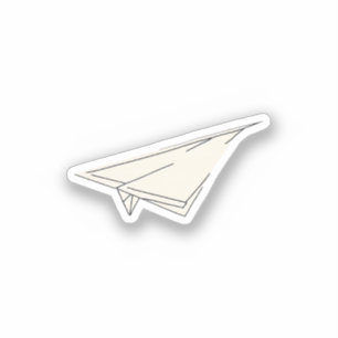 Paper Plane Sticker
