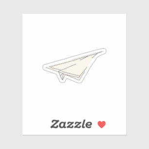 Paper Plane Sticker