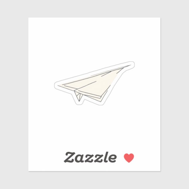 Paper Plane Sticker (Sheet)