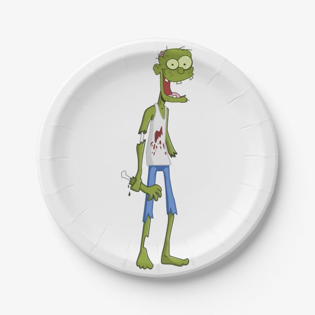 Paper Plane. Zombie. Plates (Front)
