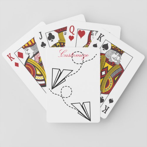 Paper Planes Flying Thunder_Cove Playing Cards