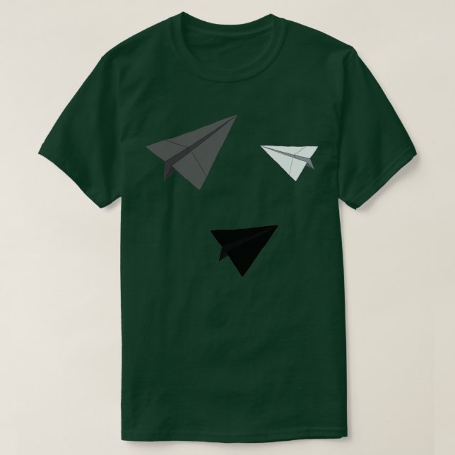 Paper Planes Sticker Pack Monochromatic T-Shirt (Design Front)