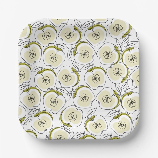 Paper Plate Apple  (Front)