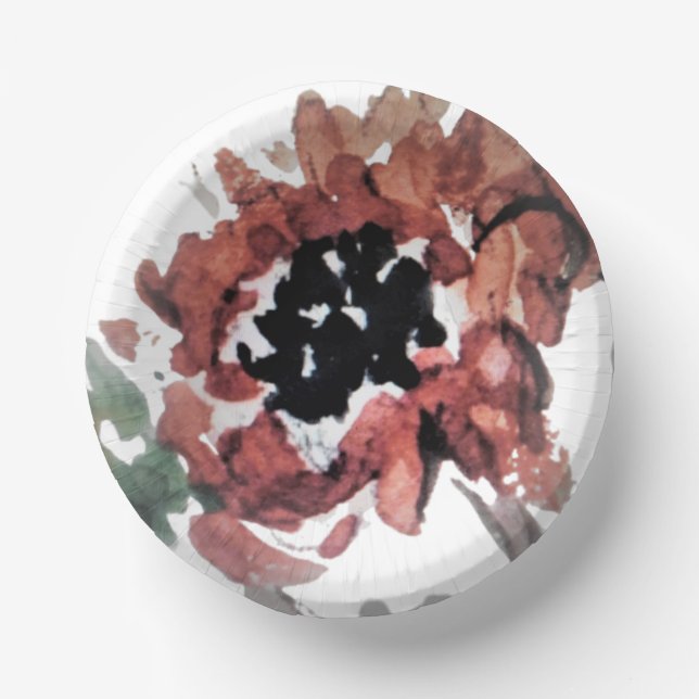 paper plate art and design  bowls (Front)