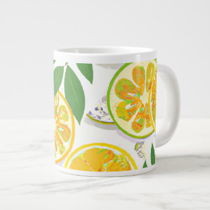 Paper Plate - Boho Citrus Slices Giant Coffee Mug