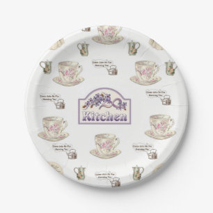 Paper Plate Breakfast Tea