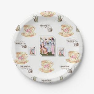 Paper Plate Breakfast Tea