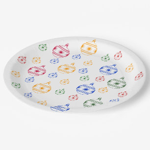 Paper Plate - Christmas Tree Ornaments