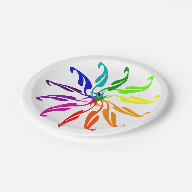 Paper Plate - Color Wheel (Angled)