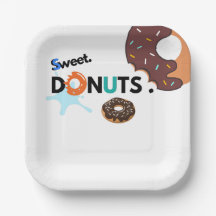 Paper Plate Donuts