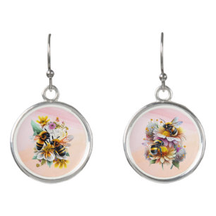 Paper Plate Earrings