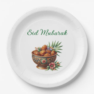 Paper Plate-Eid Mubarak Tableware Plates
