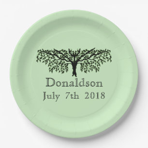 Paper Plate - Family Tree Reunion