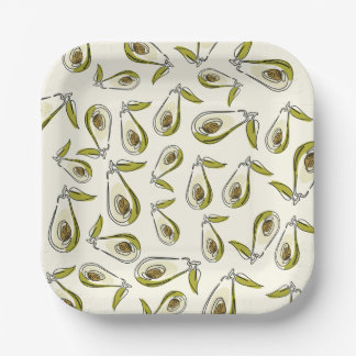 Paper Plate features a cute Avocado.