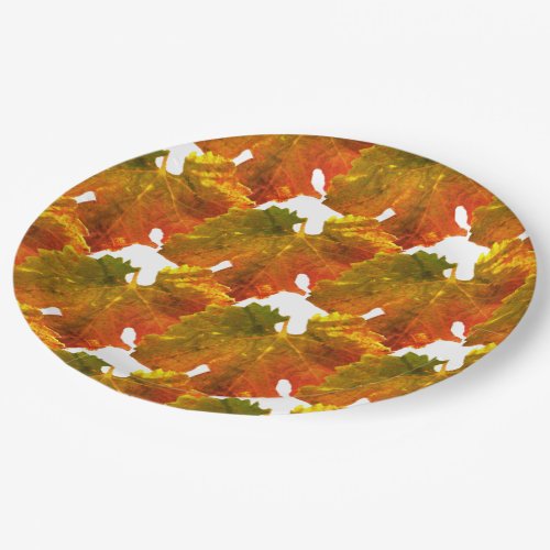 Paper Plate _ Grape Leaf Mosaic