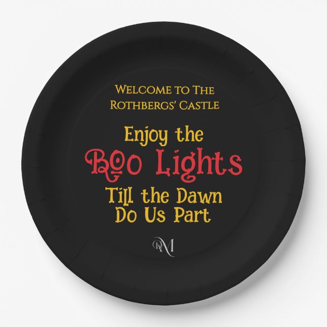 Paper Plate : HALLOWEEN #1 (Front)