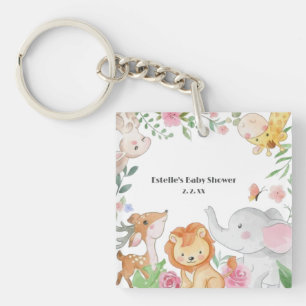 Paper Plate Keychain