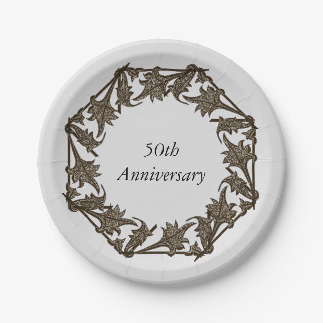 Paper Plate - Leaves in a Circle (Front)