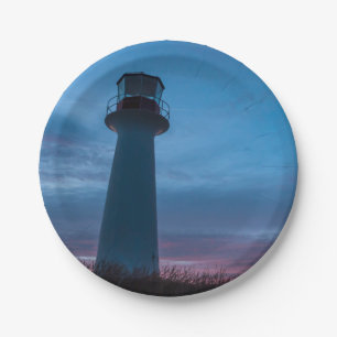 paper plate lighthouse photo
