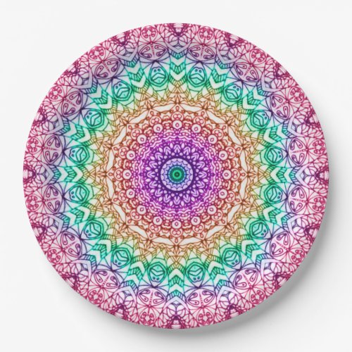 Paper Plate Mandala Mehndi Style G379