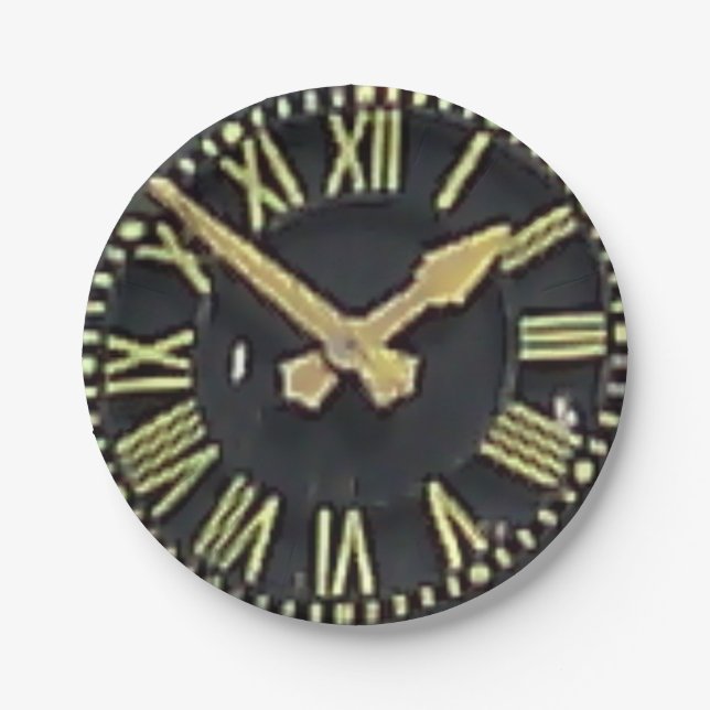 Paper Plate: Sefton Church Clock Plates (Front)