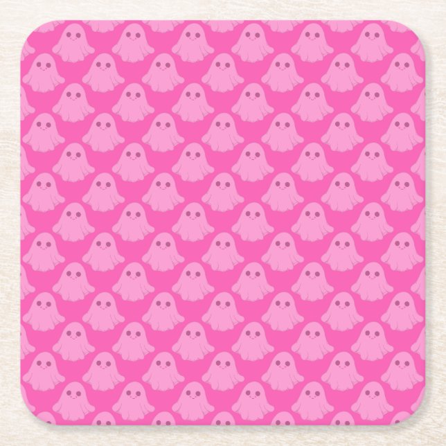 Paper Plate Square Paper Coaster (Front)
